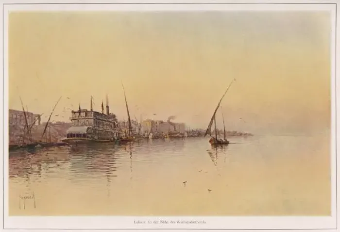 Framed Print : EGYPT / LUXOR / 1909 Framed Print : EGYPT / LUXOR / 1909