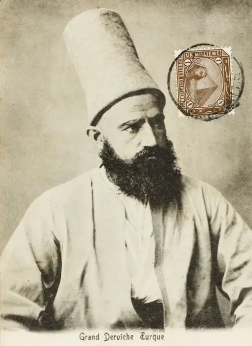Framed Print : Egypt - Mevlevi Dervish Sheikh (portrait) Framed Print : Egypt - Mevlevi Dervish Sheikh (portrait)