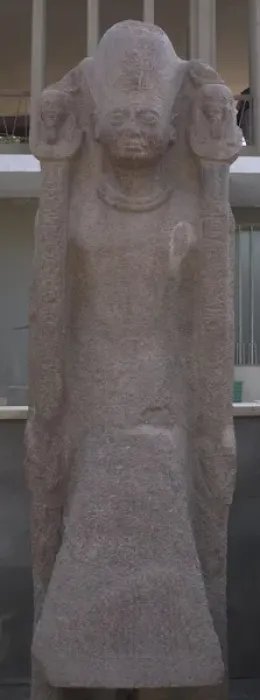 Framed Print : Egypt. Pink granite statue of Ramses II (h. 1290-1224 B. C) as Framed Print : Egypt. Pink granite statue of Ramses II (h. 1290-1224 B. C) as