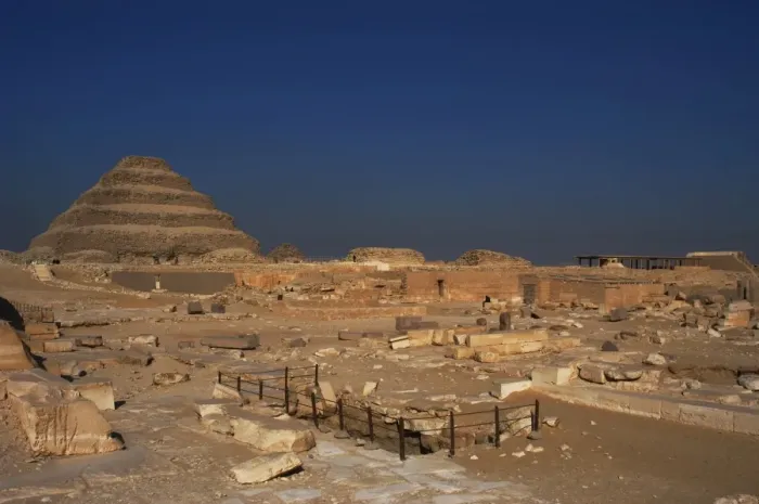 Framed Print : Egypt. Saqqara necropolis. The Pyramid of Djoser (Zoser) or Framed Print : Egypt. Saqqara necropolis. The Pyramid of Djoser (Zoser) or