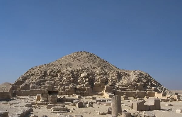 Egypt. Saqqara. The Pyramid of Unas