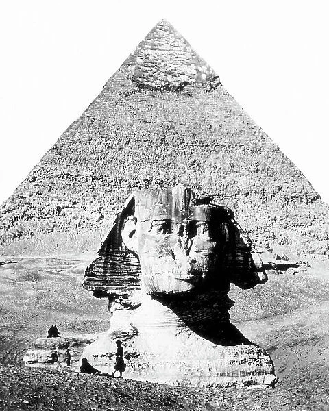 Egypt Sphinx and Pyramid Victorian period