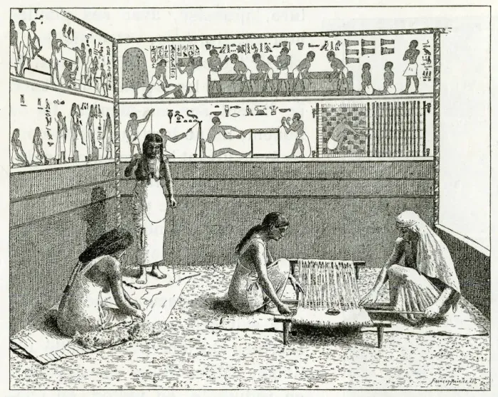 Framed Print : Egypt - Spinning Framed Print : Egypt - Spinning