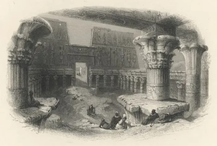 Framed Print : Egypt / Temple at Edfu Framed Print : Egypt / Temple at Edfu
