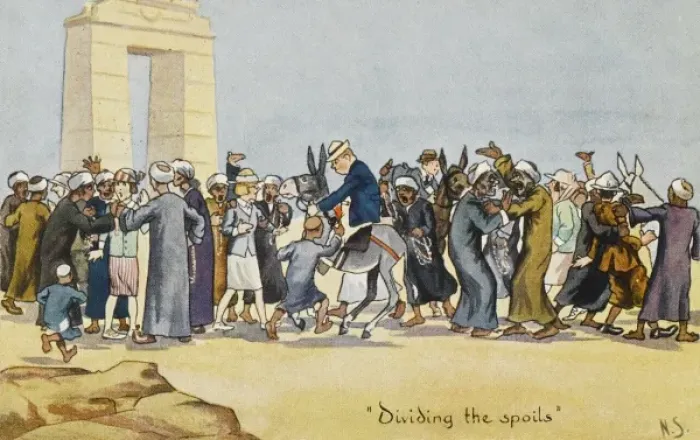 Framed Print : Egypt - Tourists hassled by locals Framed Print : Egypt - Tourists hassled by locals