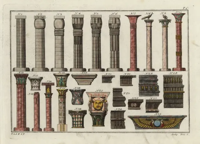 Framed Print : Egyptian architecture Framed Print : Egyptian architecture
