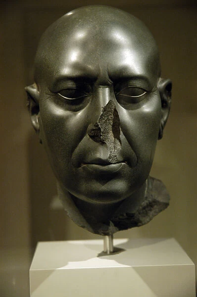 Egyptian Art. Berlin Green Head (c. 350 BC). Altes Museum. B
