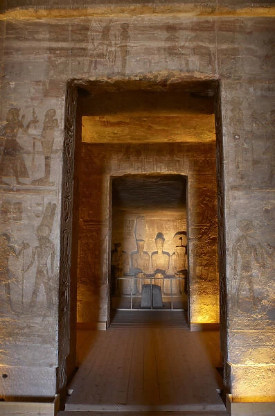 Egyptian art. Great Temple of Ramses II. Holy of Holies, de