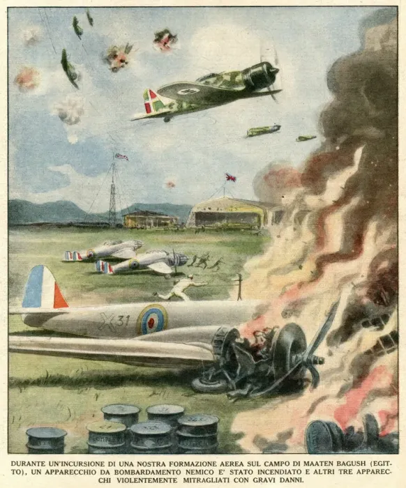 Framed Print : EGYPTIAN BASES BOMBED Framed Print : EGYPTIAN BASES BOMBED