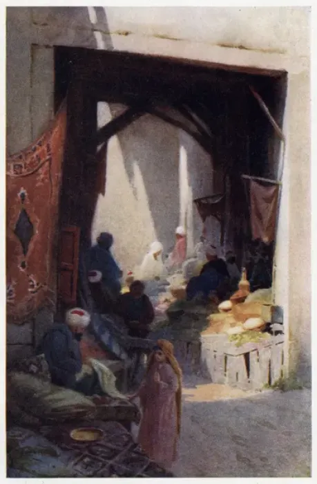 Framed Print : Egyptian Bazaar 1904 Framed Print : Egyptian Bazaar 1904