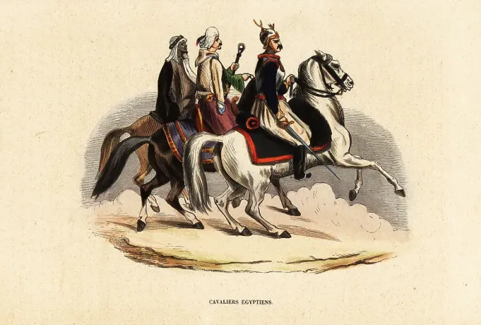 Framed Print : Egyptian cavalry, 19th century Framed Print : Egyptian cavalry, 19th century