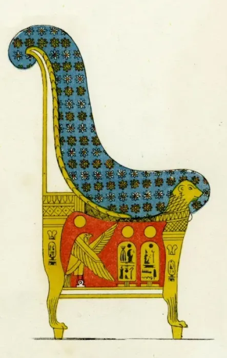 Framed Print : Egyptian Chair Framed Print : Egyptian Chair