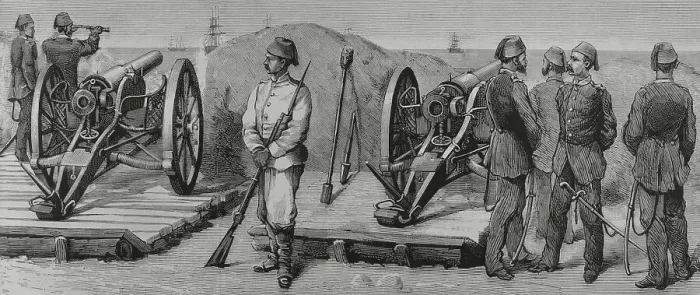 Framed Print : Egyptian conflict with the British, 1882. Egypt. Alexandria Framed Print : Egyptian conflict with the British, 1882. Egypt. Alexandria