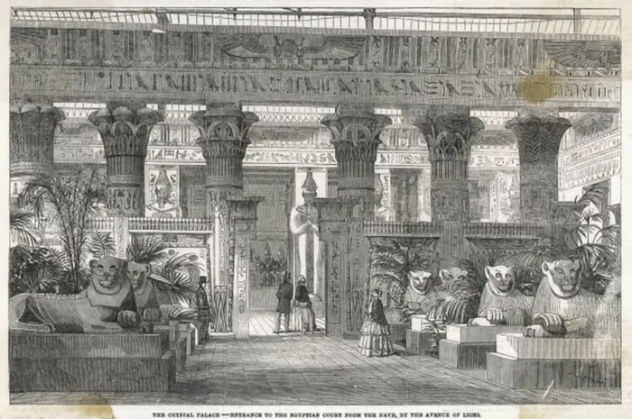 Framed Print : Egyptian Court Framed Print : Egyptian Court