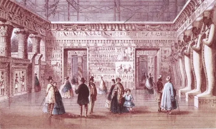 Framed Print : Egyptian Court at Crys P Framed Print : Egyptian Court at Crys P
