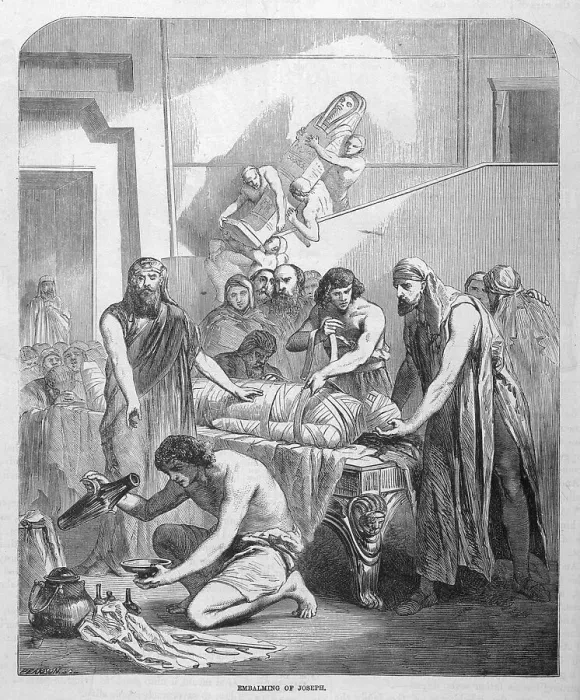 Framed Print : EGYPTIAN EMBALMING Framed Print : EGYPTIAN EMBALMING