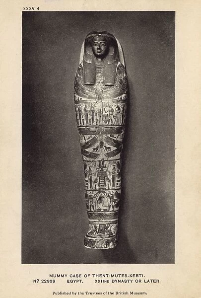 Egyptian Mummy in British Museum, London - Tayesmutengebtiu