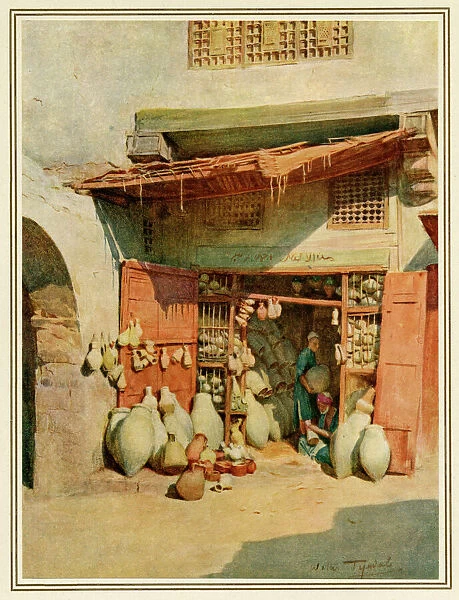 Egyptian Pottery Shop