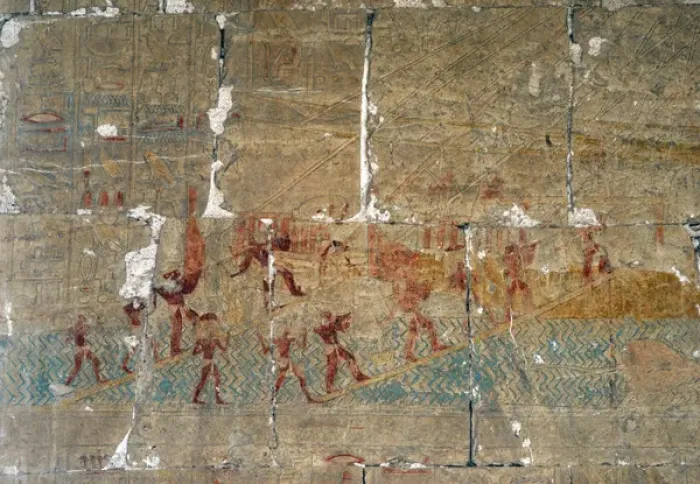 Framed Print : Egyptian soldiers in the expedition to the Land of Punt. Te Framed Print : Egyptian soldiers in the expedition to the Land of Punt. Te
