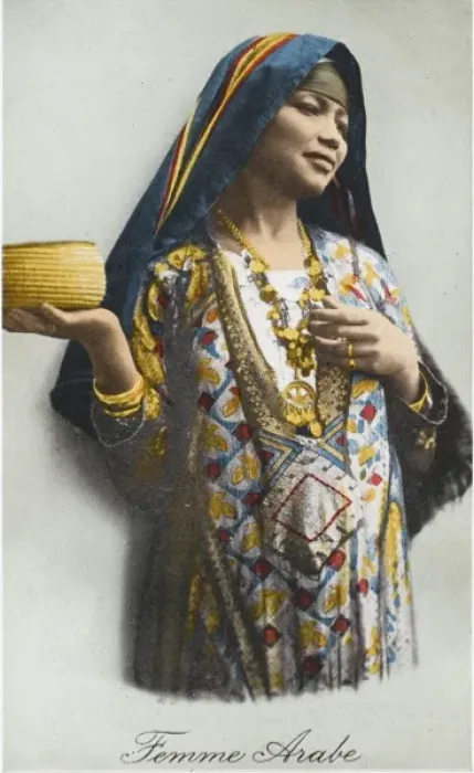 Framed Print : Egyptian woman in colourful costume Framed Print : Egyptian woman in colourful costume