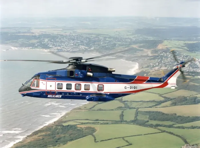Framed Print : EH Industries (later AgustaWestland) EH101 PP8 Heliliner?