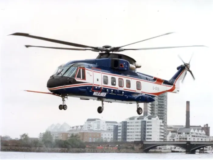 Framed Print : EH Industries (later AgustaWestland) EH101 PP8 Heliliner? Framed Print : EH Industries (later AgustaWestland) EH101 PP8 Heliliner?