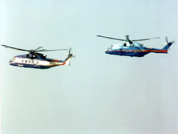 Framed Print : EH Industries (later AgustaWestland) EH101 PP8 Heliliner? Framed Print : EH Industries (later AgustaWestland) EH101 PP8 Heliliner?