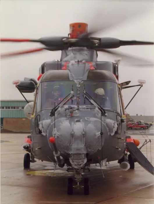 Framed Print : Two EH Industries (later AgustaWestland) EH101s successf? Framed Print : Two EH Industries (later AgustaWestland) EH101s successf?