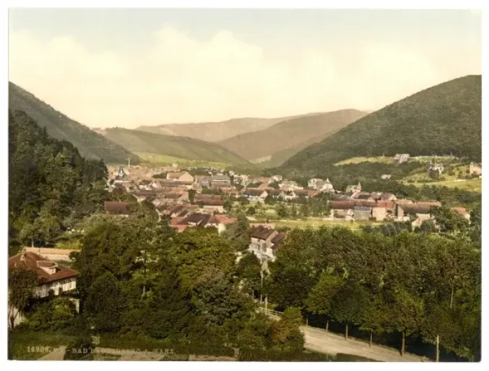 Framed Print : From Eichenkopf, Lauterberg (i. e. Bad Lauterberg), Hartz, Ge Framed Print : From Eichenkopf, Lauterberg (i. e. Bad Lauterberg), Hartz, Ge