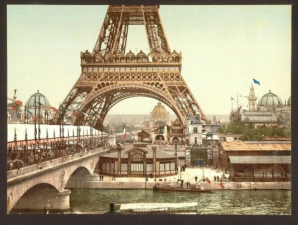 Eiffel Tower and general view of the grounds, Exposition Uni