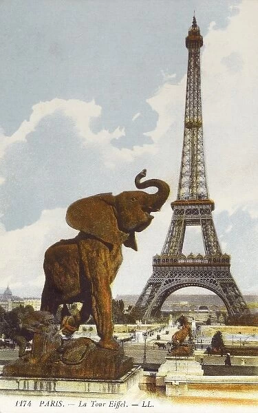 The Eiffel Tower, Paris - Elephant Statue