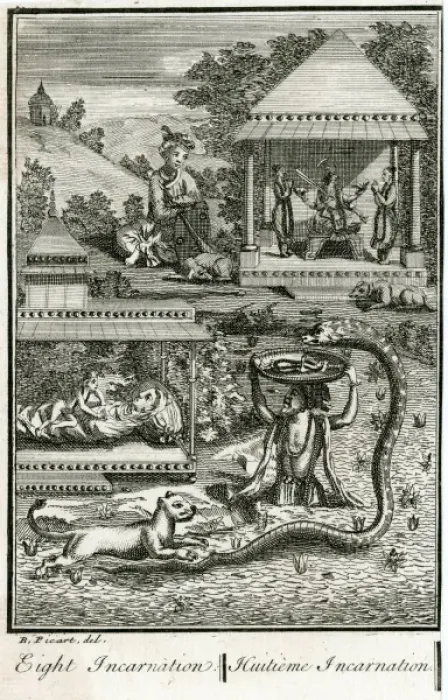 Framed Print : Eighth avatar of the Hindu god Vishnu