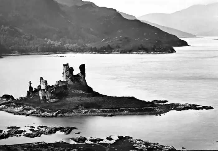 Framed Print : Eilean Donan Castle - Victorian period Framed Print : Eilean Donan Castle - Victorian period