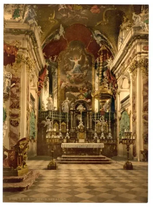 Framed Print : Einsiedeln, the altar in the Pilgrams Church, Lake Lucerne Framed Print : Einsiedeln, the altar in the Pilgrams Church, Lake Lucerne