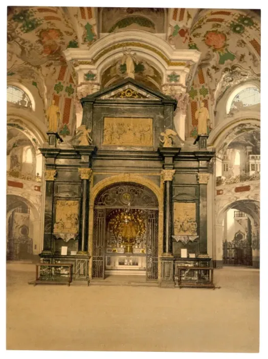 Framed Print : Einsiedeln, the chapel (interior), Lake Lucerne, Switzerland Framed Print : Einsiedeln, the chapel (interior), Lake Lucerne, Switzerland