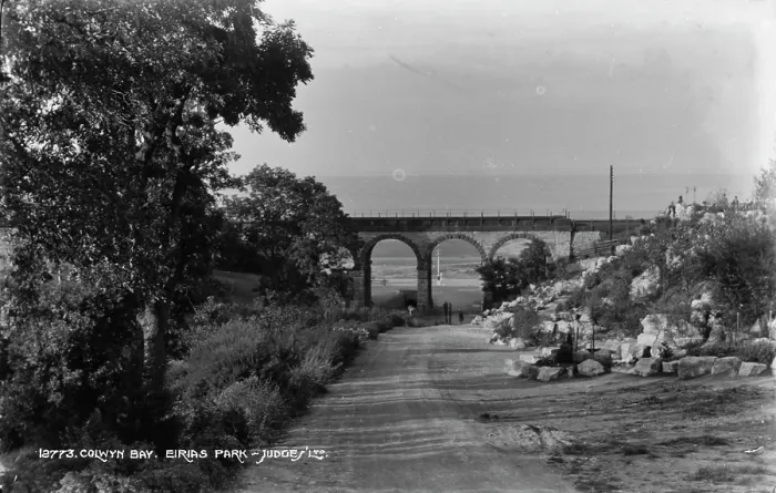 Framed Print : Eirias Park Viaduct Framed Print : Eirias Park Viaduct