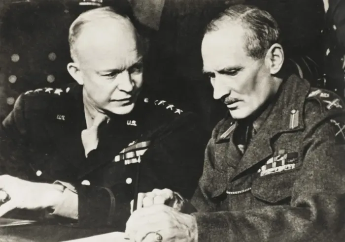 Framed Print : Eisenhower and Montgomery Framed Print : Eisenhower and Montgomery