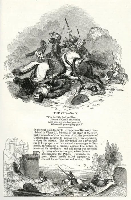 Framed Print : El Cid, Rodrigo Diaz de Vivar, Castilian nobleman Framed Print : El Cid, Rodrigo Diaz de Vivar, Castilian nobleman