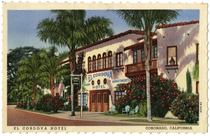 Framed Print : El Cordova Hotel and Apartments, Coronado, California, USA Framed Print : El Cordova Hotel and Apartments, Coronado, California, USA