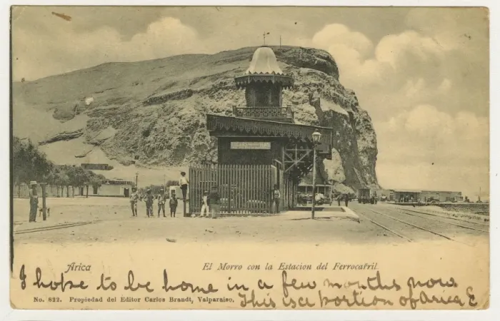 Framed Print : El Morro and railway station, Arica, Chile, South America Framed Print : El Morro and railway station, Arica, Chile, South America