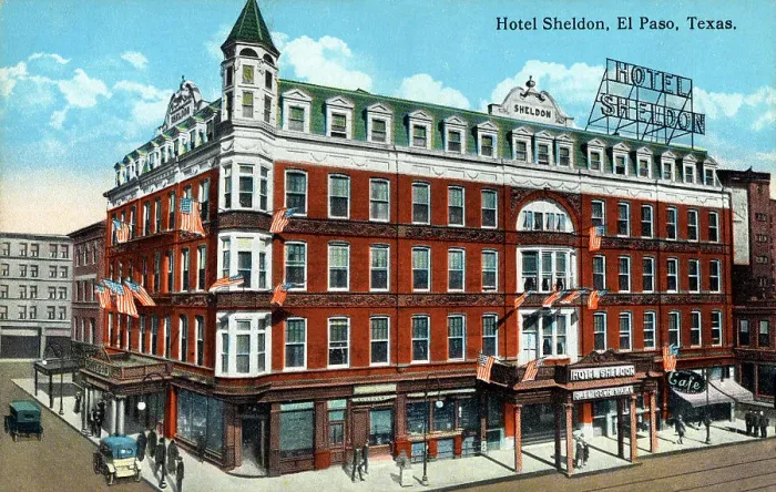 Framed Print : El Paso, Texas, USA - Hotel Sheldon (exterior) Framed Print : El Paso, Texas, USA - Hotel Sheldon (exterior)
