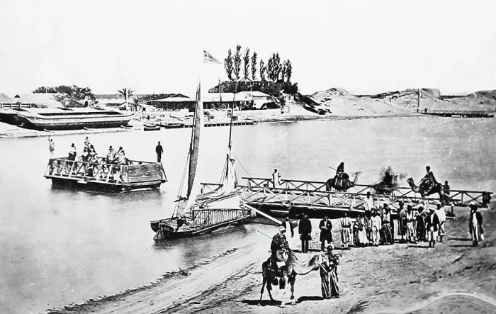 Framed Print : El Qantara, Egypt, Victorian period Framed Print : El Qantara, Egypt, Victorian period