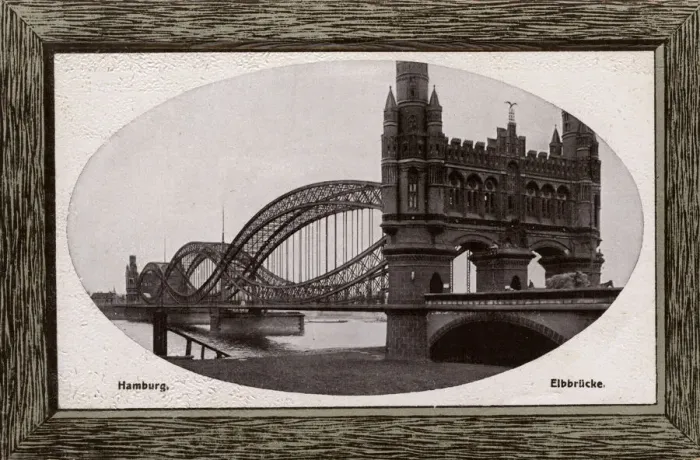 Framed Print : Elbbrucke, Hamburg, Germany Framed Print : Elbbrucke, Hamburg, Germany