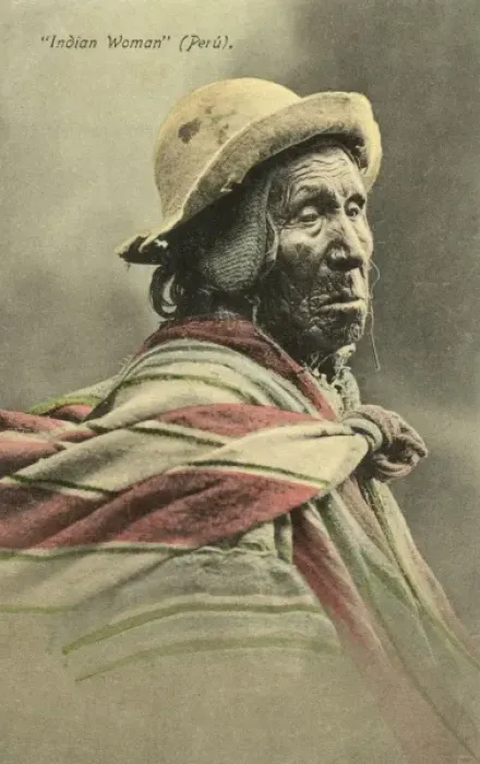 Framed Print : Elderly Amerindian Woman - Peru Framed Print : Elderly Amerindian Woman - Peru