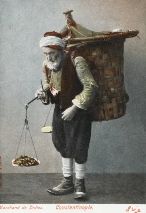 Framed Print : Elderly date seller - Constantinople Framed Print : Elderly date seller - Constantinople
