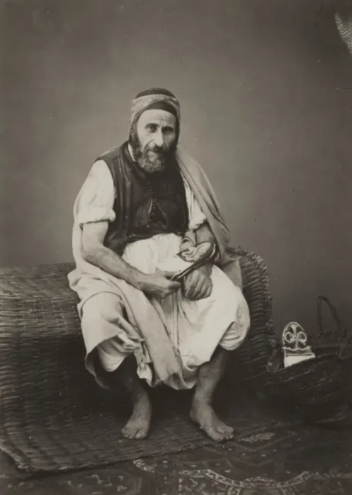 Framed Print : Elderly Jewish man, north Africa Framed Print : Elderly Jewish man, north Africa