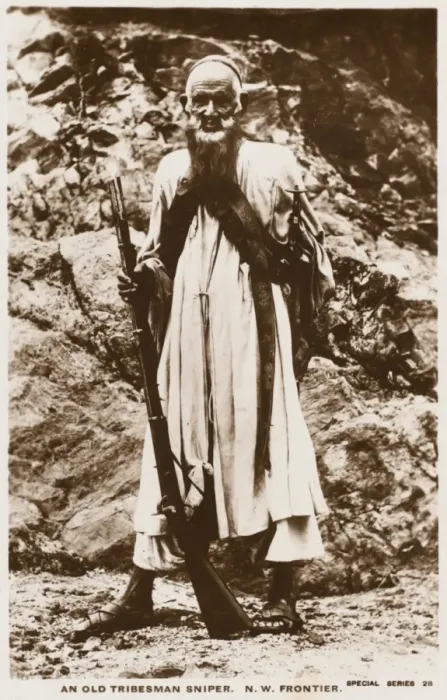 Framed Print : Elderly Sniper - North West Frontier Province Framed Print : Elderly Sniper - North West Frontier Province