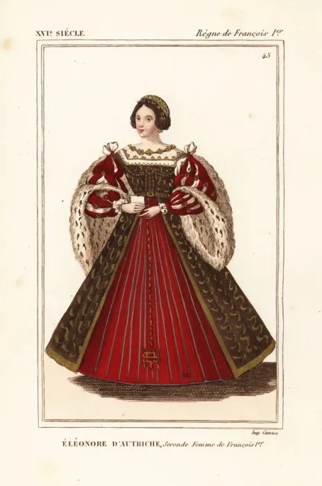 Framed Print : Eleanor of Austria, second wife to King Francis Framed Print : Eleanor of Austria, second wife to King Francis