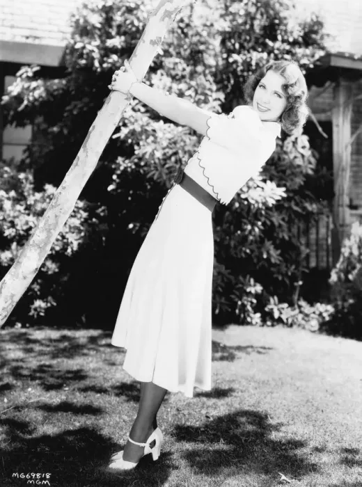 Framed Print : Eleanor Powell in a cruise dress designed by Dolly Tree Framed Print : Eleanor Powell in a cruise dress designed by Dolly Tree