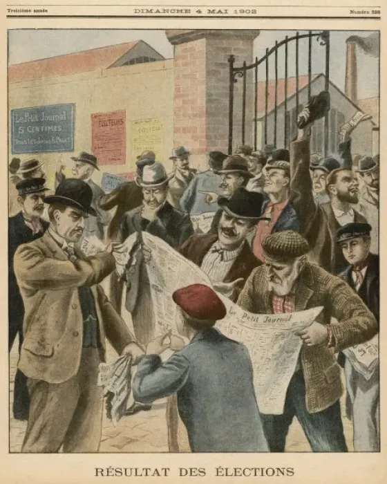 Framed Print : Election Results Read Framed Print : Election Results Read